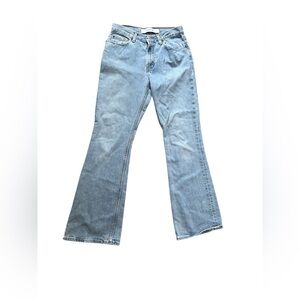 VTG Gap High Waisted Flare Jeans Sz 6X31 Med Wash 100% Cotton Retro